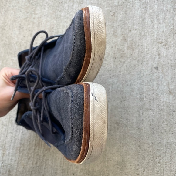 Calvin Klein Jake Blue Suede Lace up loafers Size 9 - Picture 6 of 10